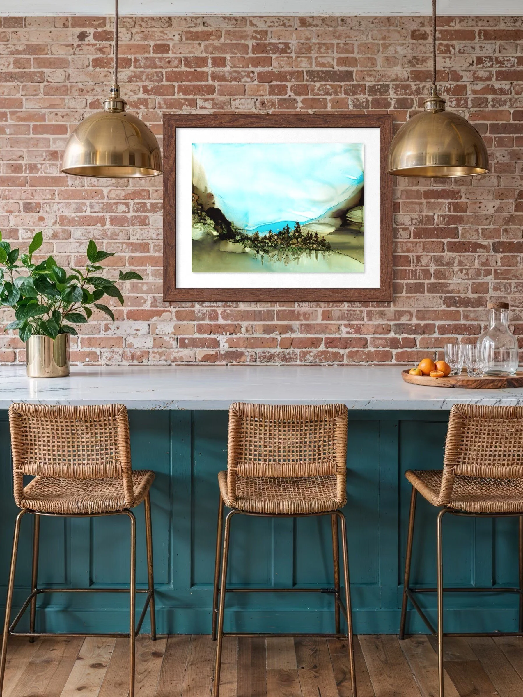 Mountain Pass Reflections - Rachel Wall Fine Art