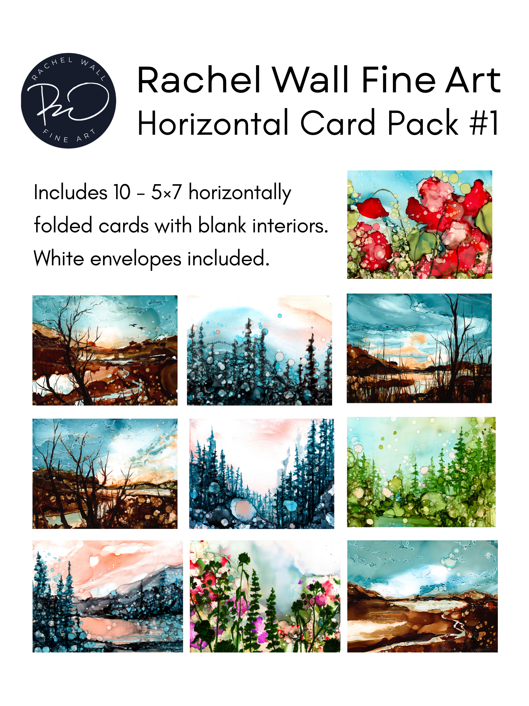 Horizontal Card Pack #1