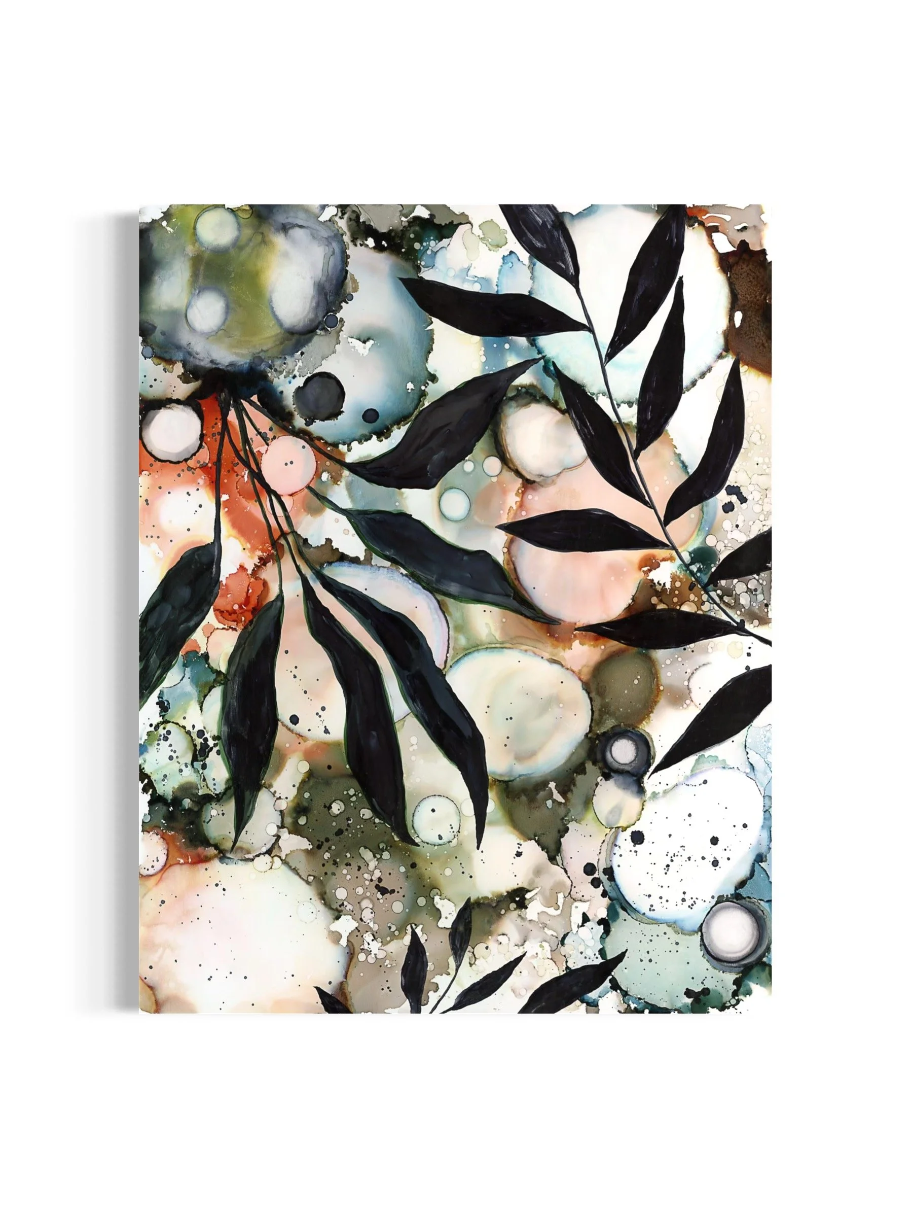 Blue Black Leaves - Rachel Wall Fine Art