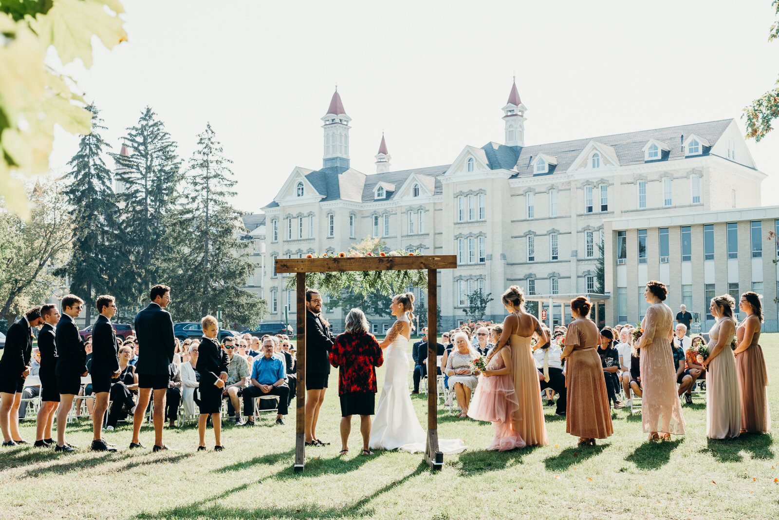 Picture-perfect moments await at #TheVillageTC 's historic front lawn. Outdoor wedding ceremonies in an idyllic setting promise an unforgettable start to your happily-ever-after. Seize this opportunity to create memories as timeless as the venue itse