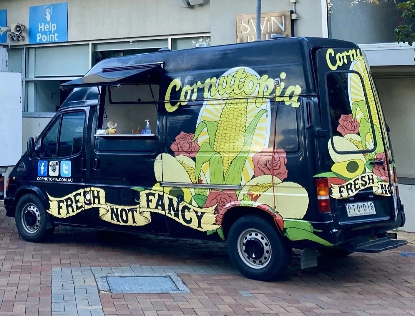 black food truck