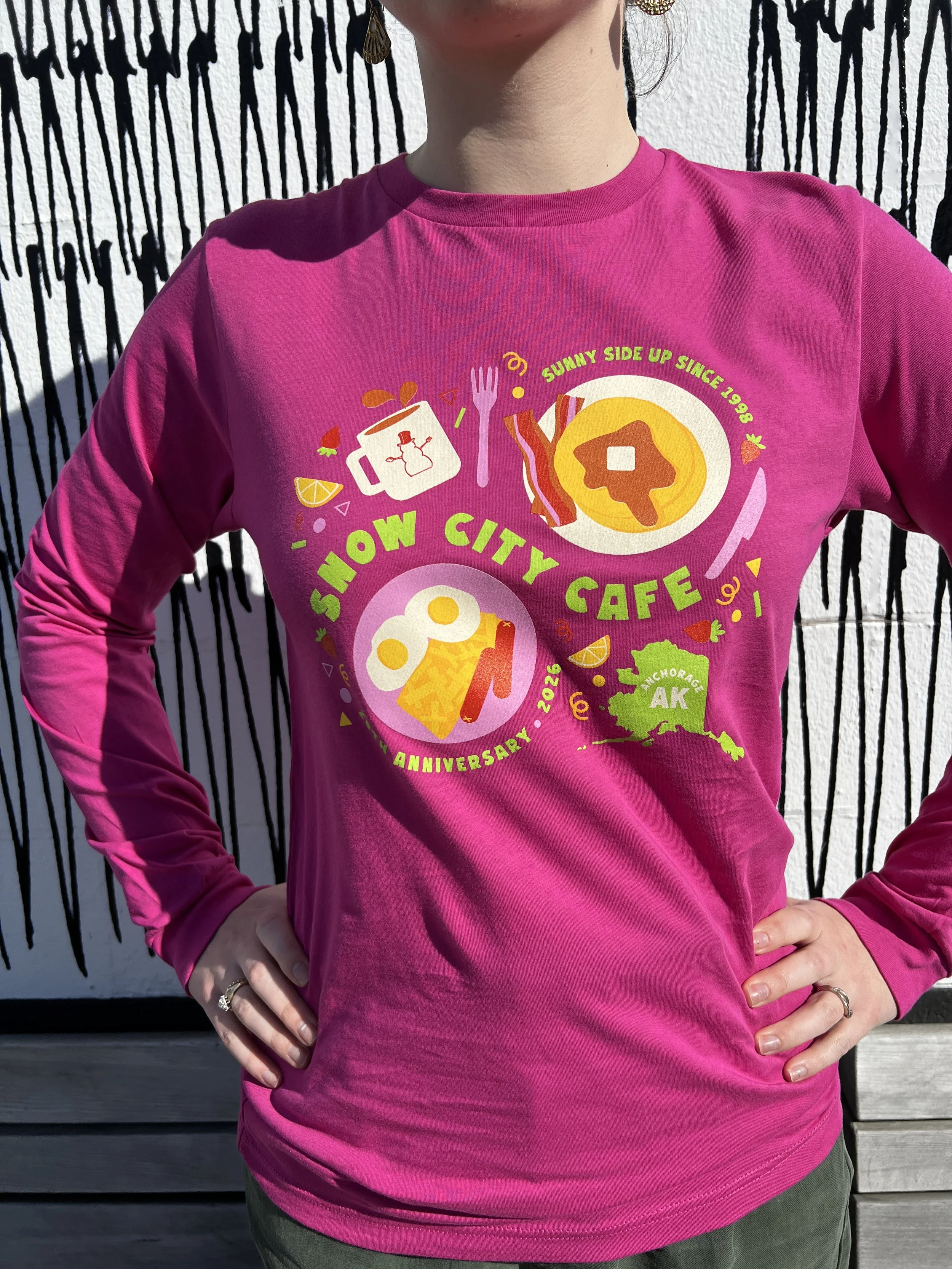 28th Anniversary Berry Long Sleeve