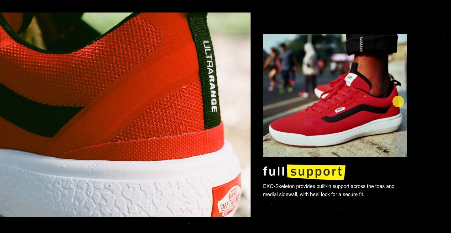 vans.com Product Page Feature Storytelling (Desktop)