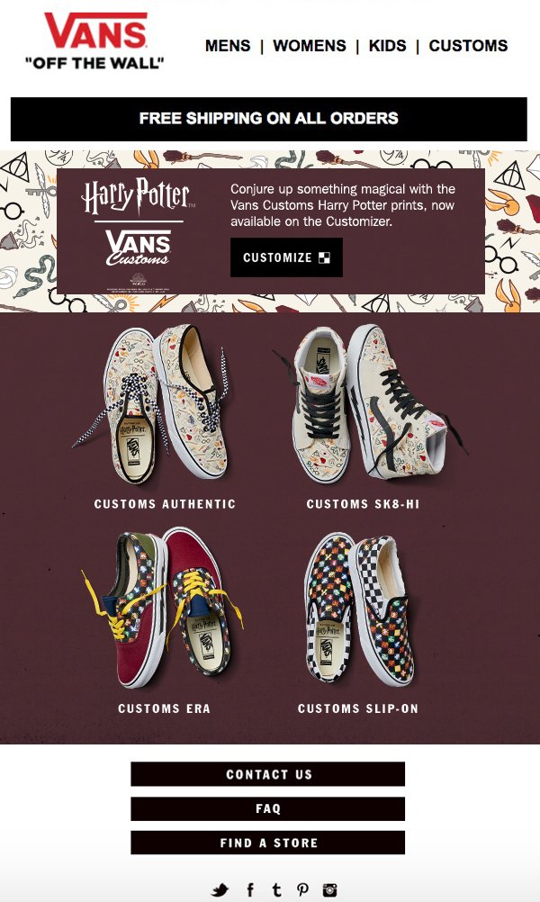 vans.com Customs Homepage Takeover (Desktop)