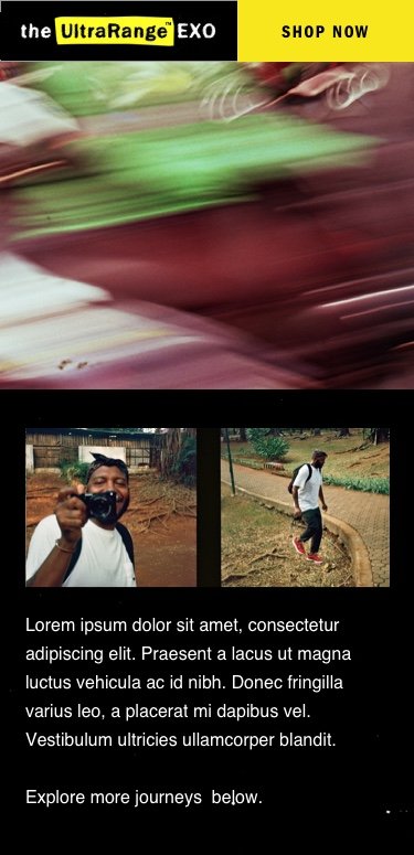 vans.com Landing Page Storytelling (Mobile)