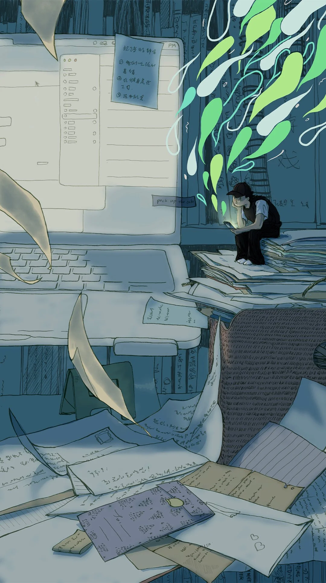 Our form of records shifted from hard copy to digital, and here comes chat history.