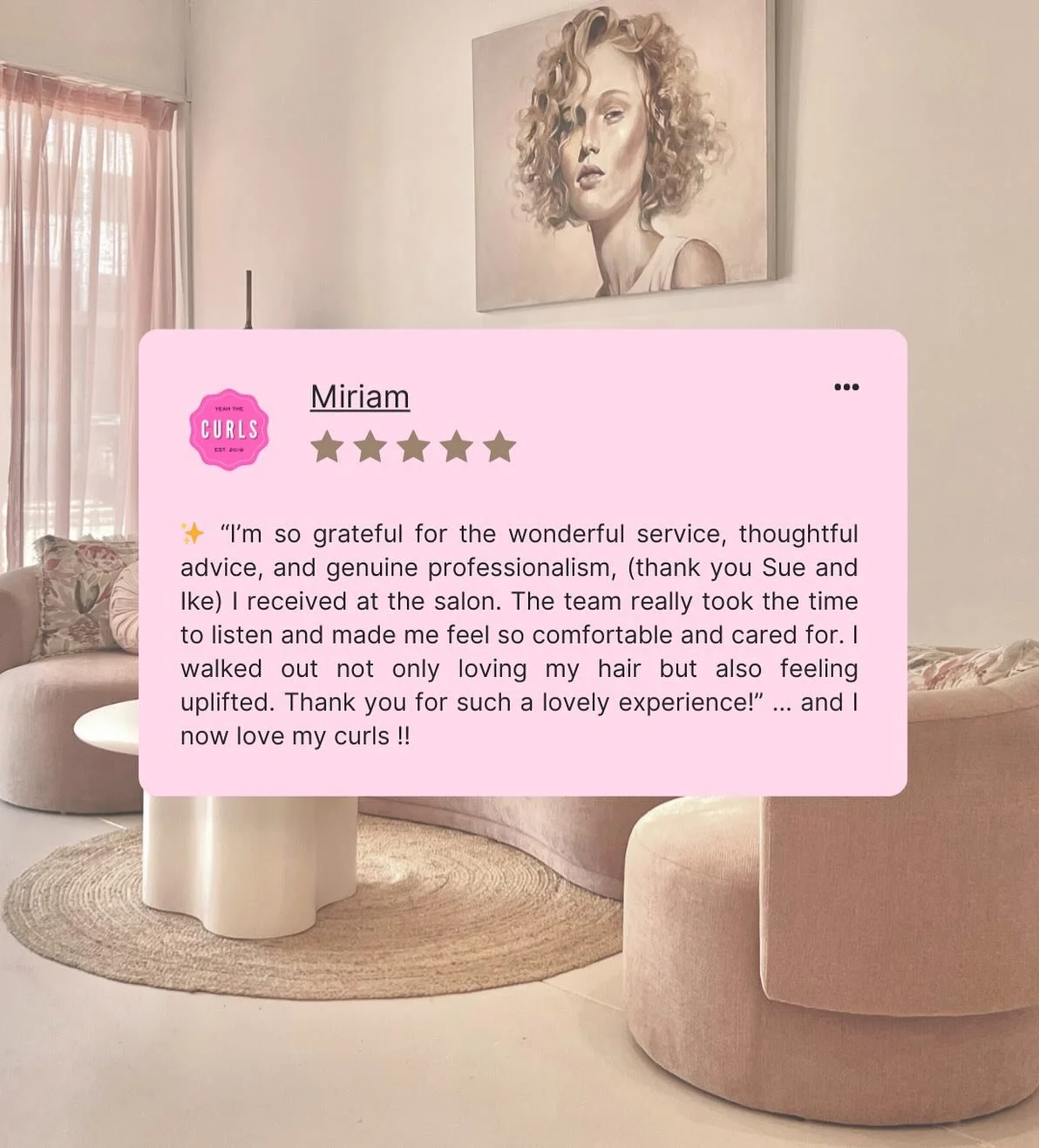 If you are happy we are happy!!! 🥰

#yeahthcurls #curlyhair #curlyhairsalon #curlyhairspecialist #curlygirlmethod