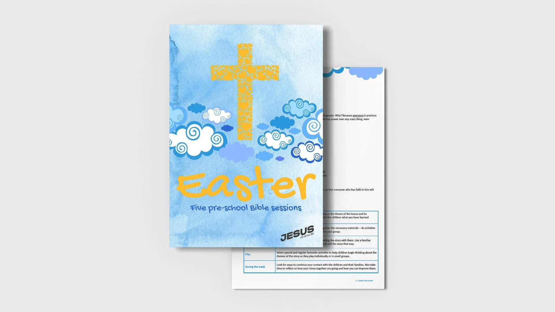 5 EASTER PRESCHOOL LESSONS