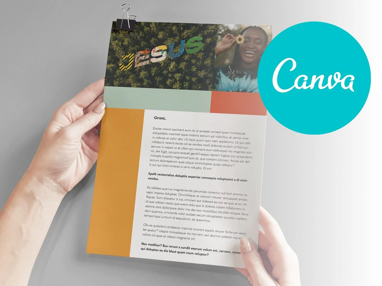 Canva File A4 Letterhead