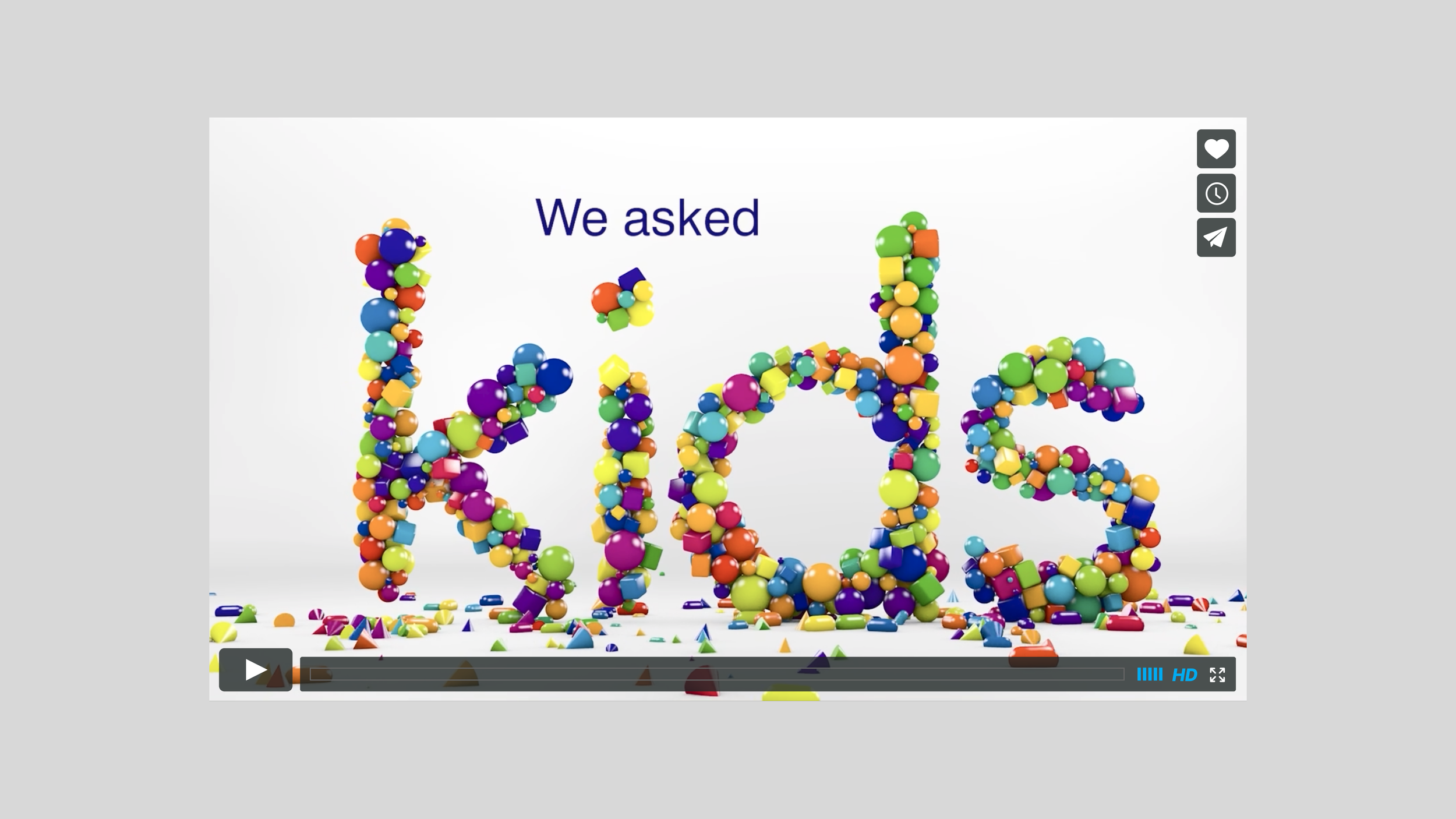 We asked kids
