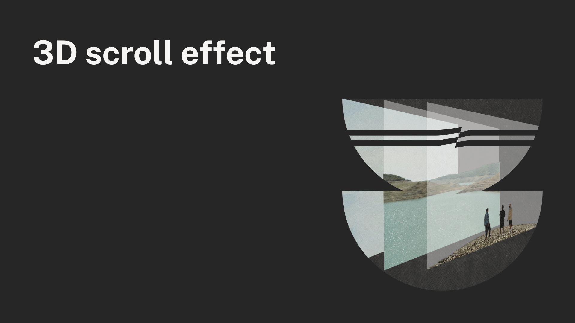 Use Scroll Effects to create a 3D parallax hero section 