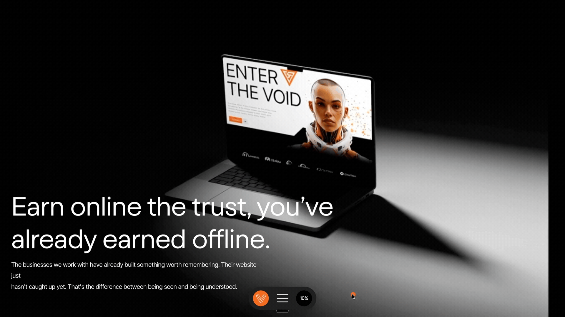 Bottom pop-up navigation