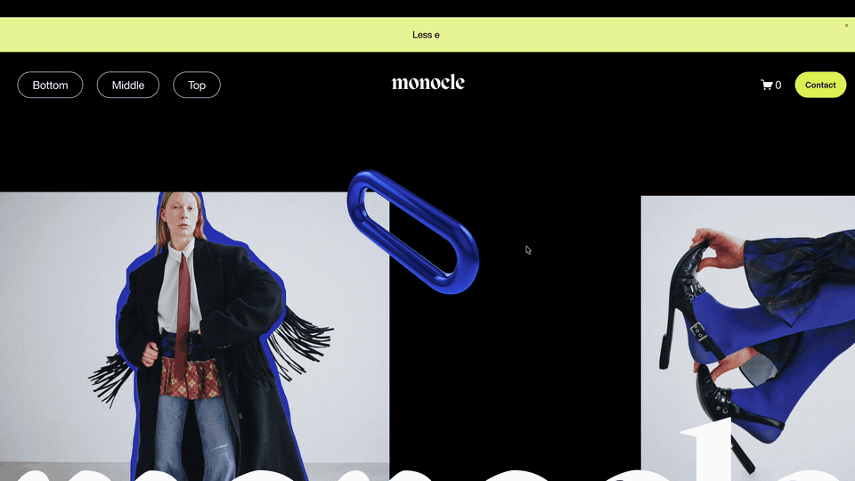 Rotating Announcement Bar