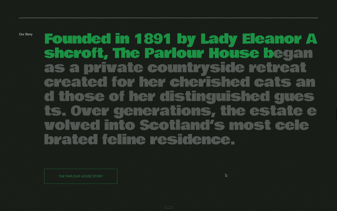 Scroll-Driven Text Highlight Reveal