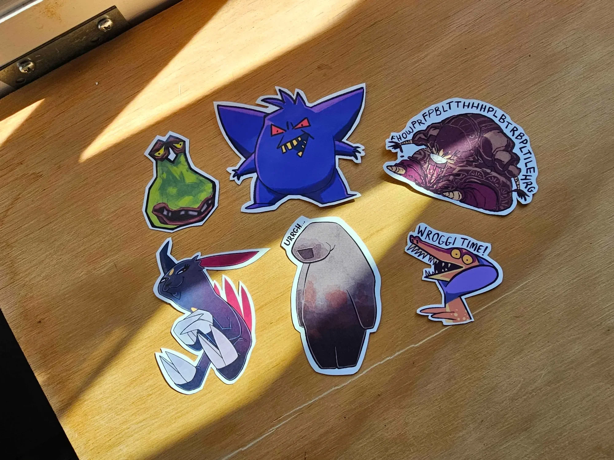 Assorted stickers