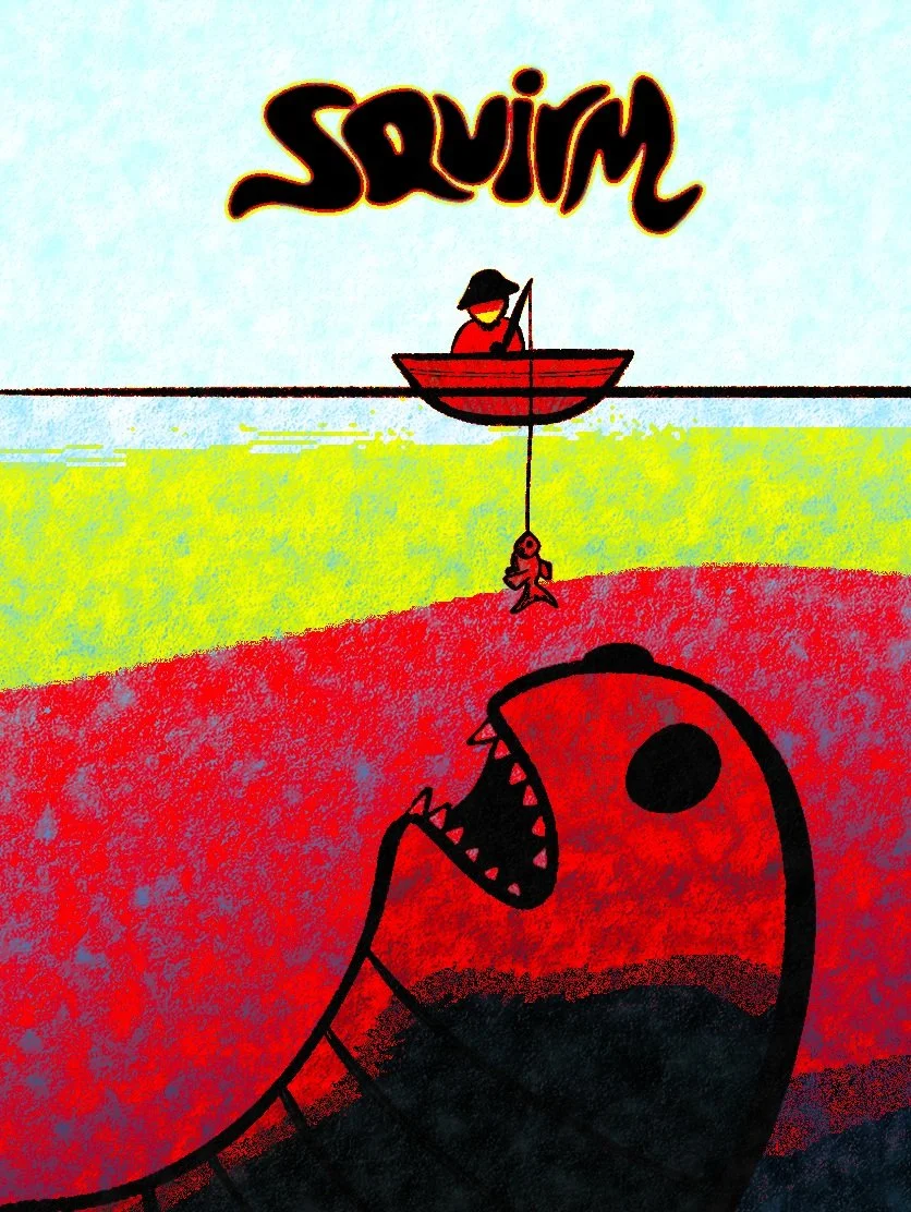 Squirm gig poster