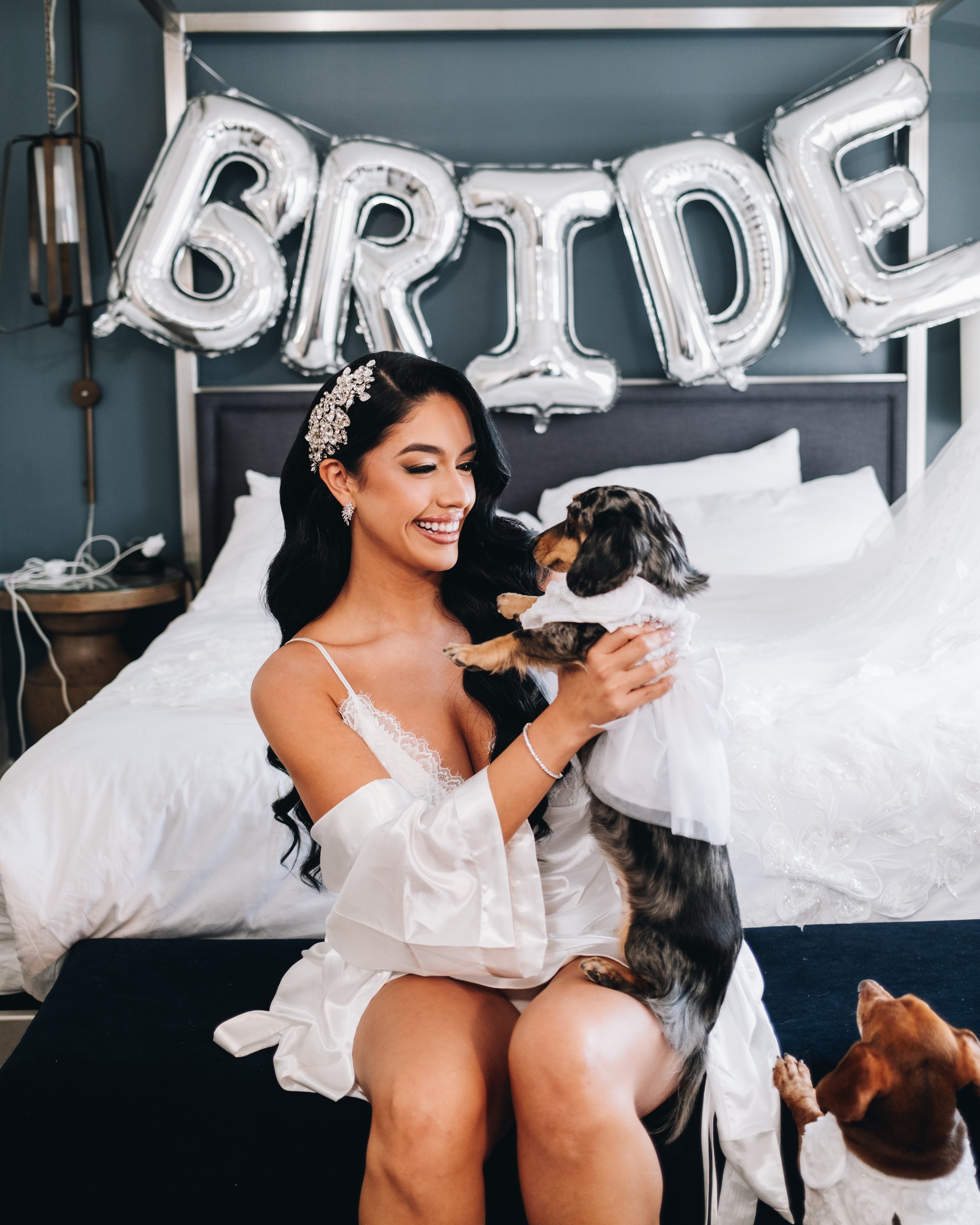 Colonnade Hotel getting ready wedding bride