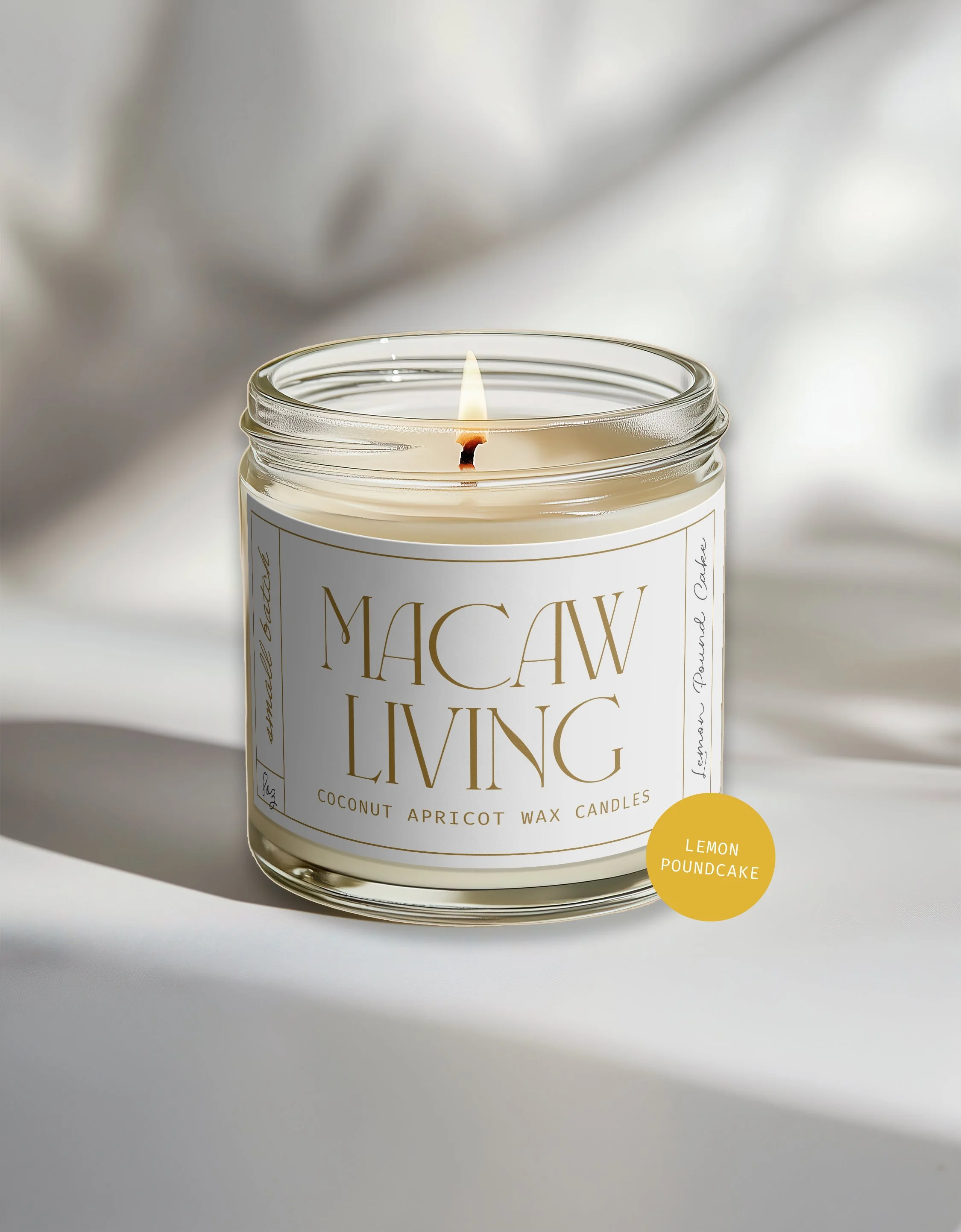 8 oz Candle – Lemon Pound Cake