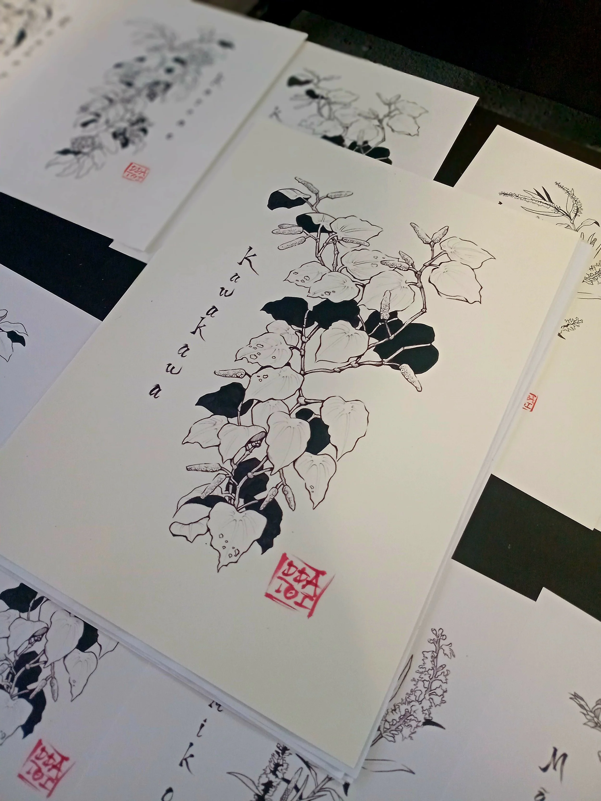 Kawakawa Rongoā Māori Art Print (Limited Edition)