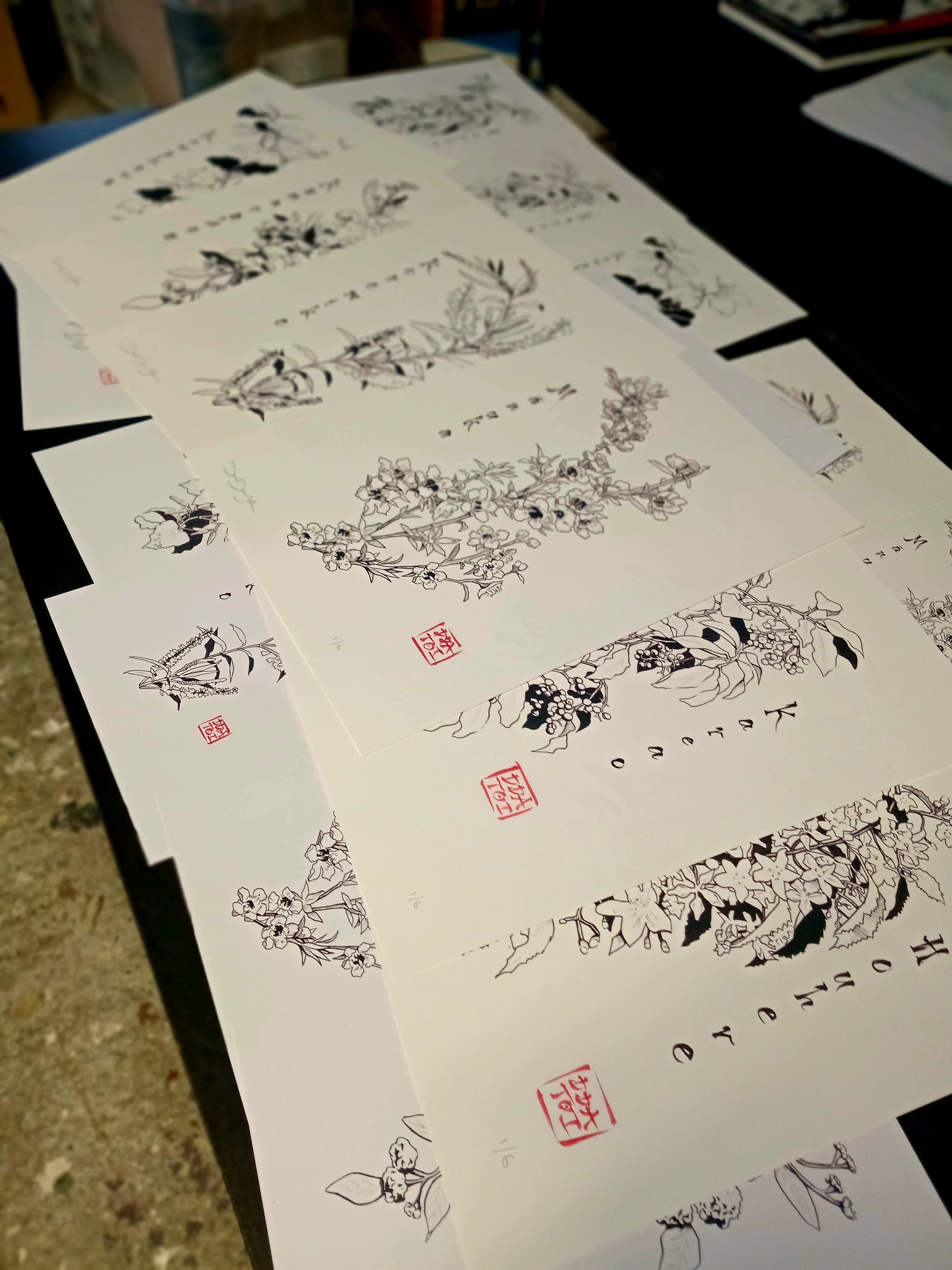 Rongoā Māori A3 Limited Edition Art Print Set (6 Prints)
