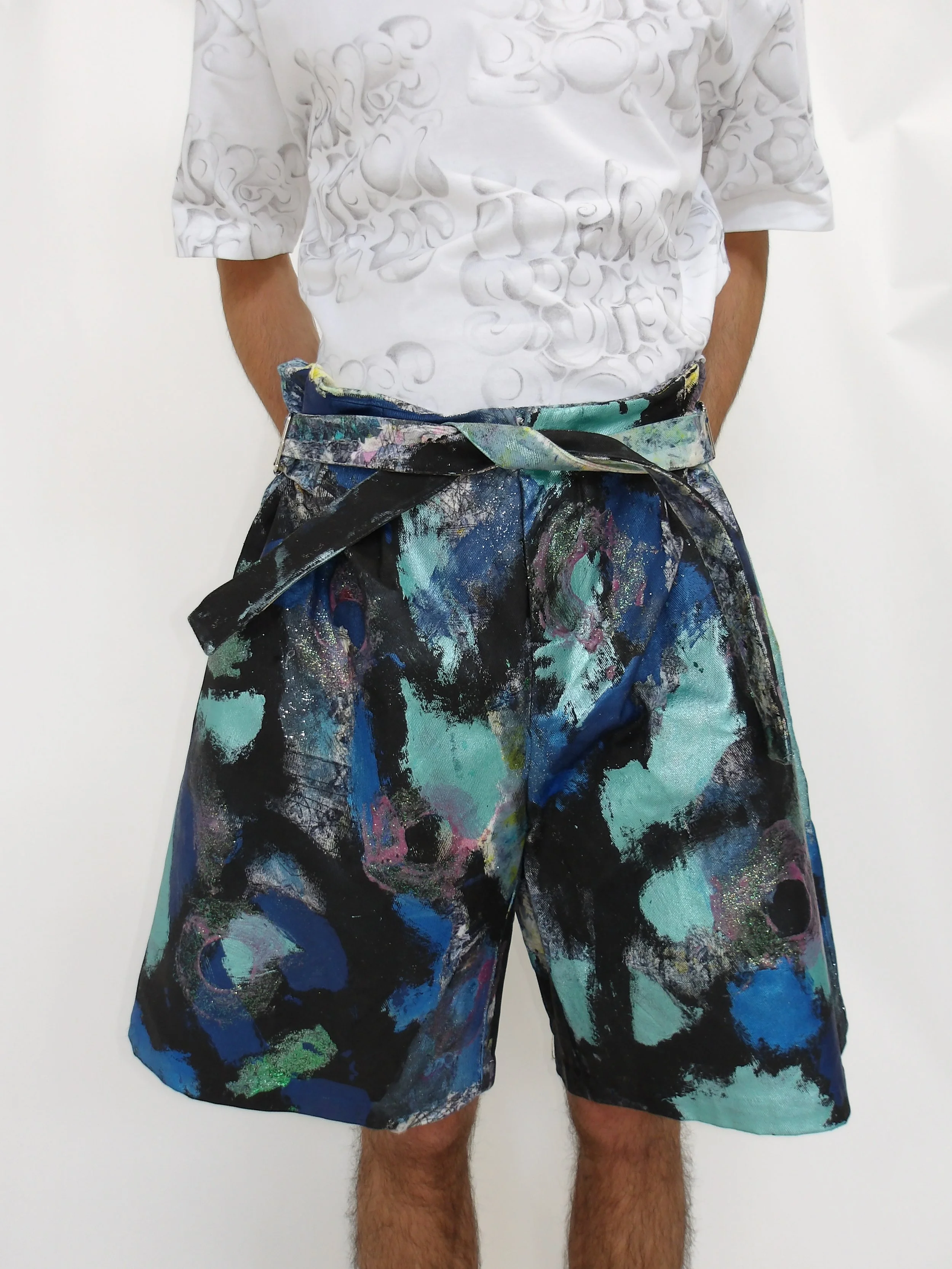 2023 Hand Painted/Digitally Printed Shorts