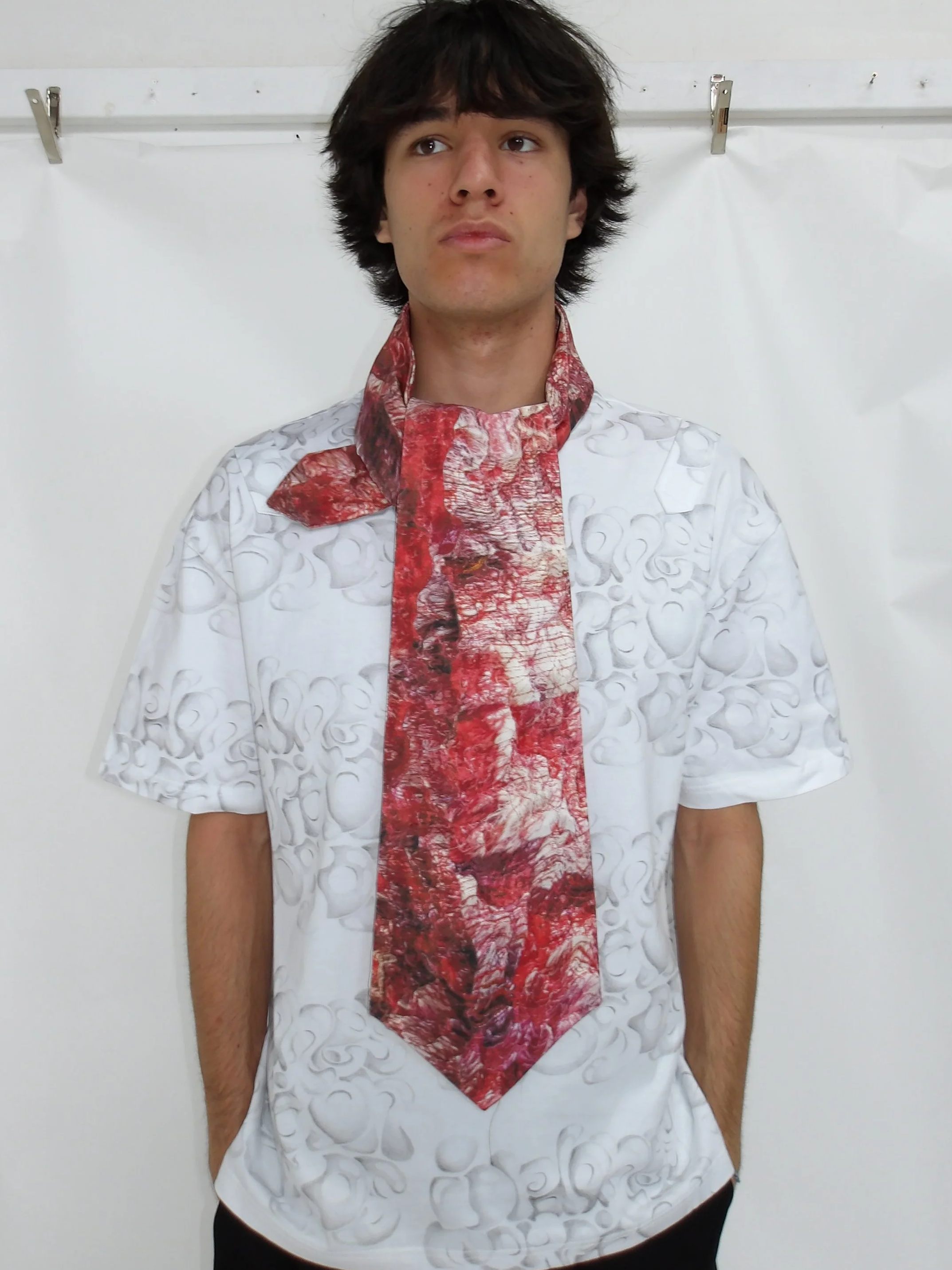 Snap-on Tie - Red