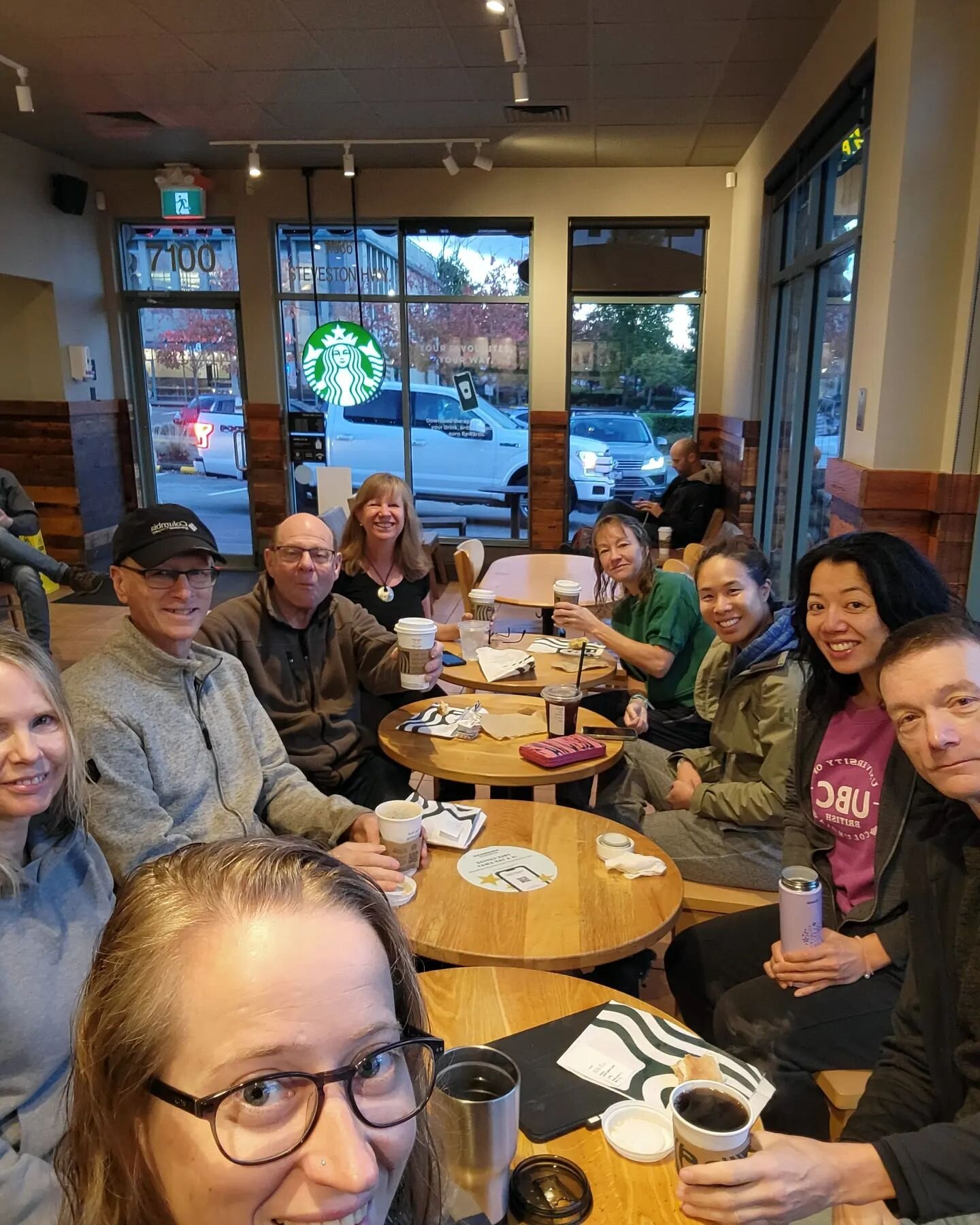 Post swim coffees are back!!!
It was so lovely to catch up with each other after Coach Tracey put us through our paces today.
.
.
#Swim #SwimClub #PostSwimCoffee #TriathlonTraining  #StevestonAthleticAssociation