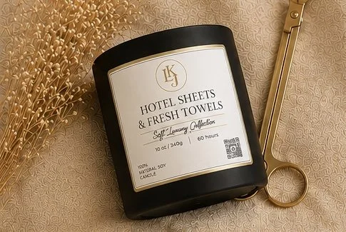 Hotel Sheets & Fresh Towels || Luxury Soy Candle