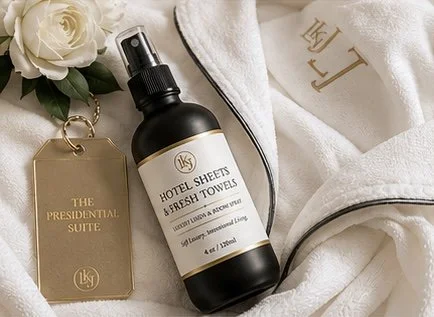Hotel Sheets & Fresh Towels || Luxury Linen & Room Spray