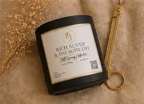 Rich Auntie & the Suite Life || Luxury Soy Candle