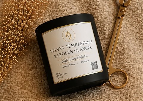 Velvet Temptations & Stolen Glances || Luxury Soy Candles