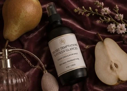 Velvet Temptations & Stolen Glances || Luxury Linen & Room Spray