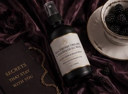 Blackberry Dreams & Whispered Secrets || Luxury Linen & Room Spray