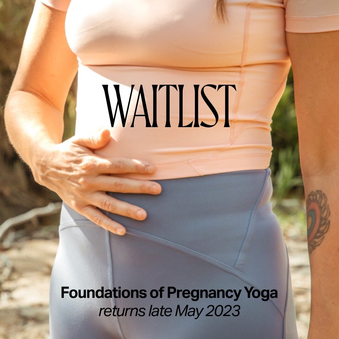 She's back soon!

WAITLIST OPEN: THE FOUNDATIONS OF PREGNANCY YOGA 2.0

The Foundations of Pregnancy Yoga is originally my much-loved online pregnancy yoga series... and it's now a self-paced immersion for pregnant people wanting to experience and es