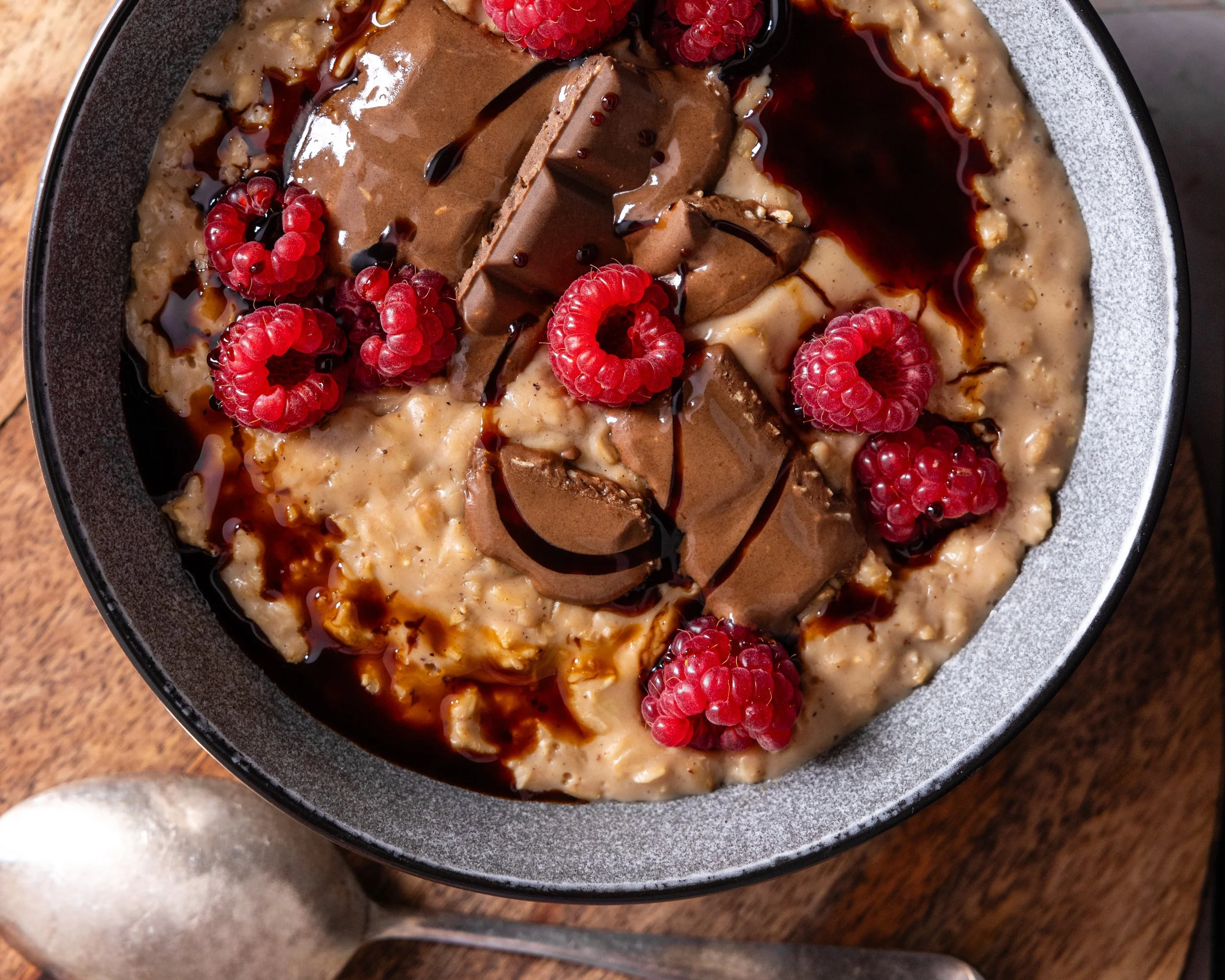 carob porridge.