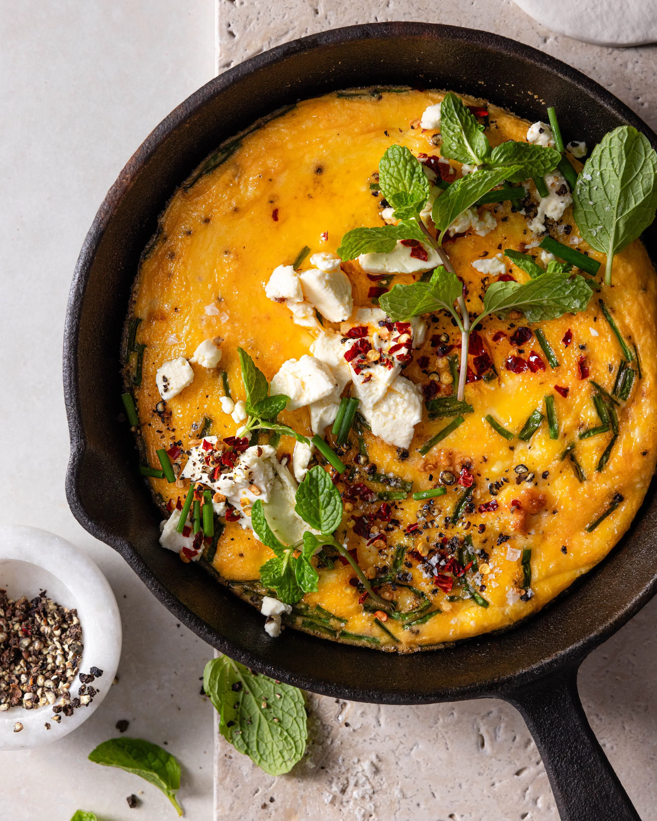 baked omelette.