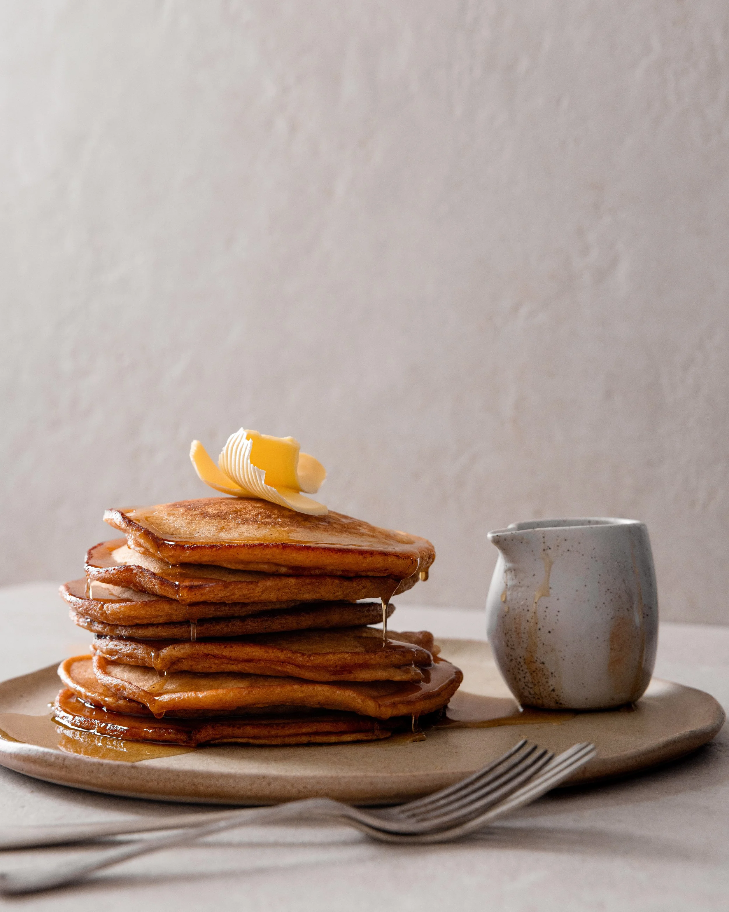 sweet potato pancakes.