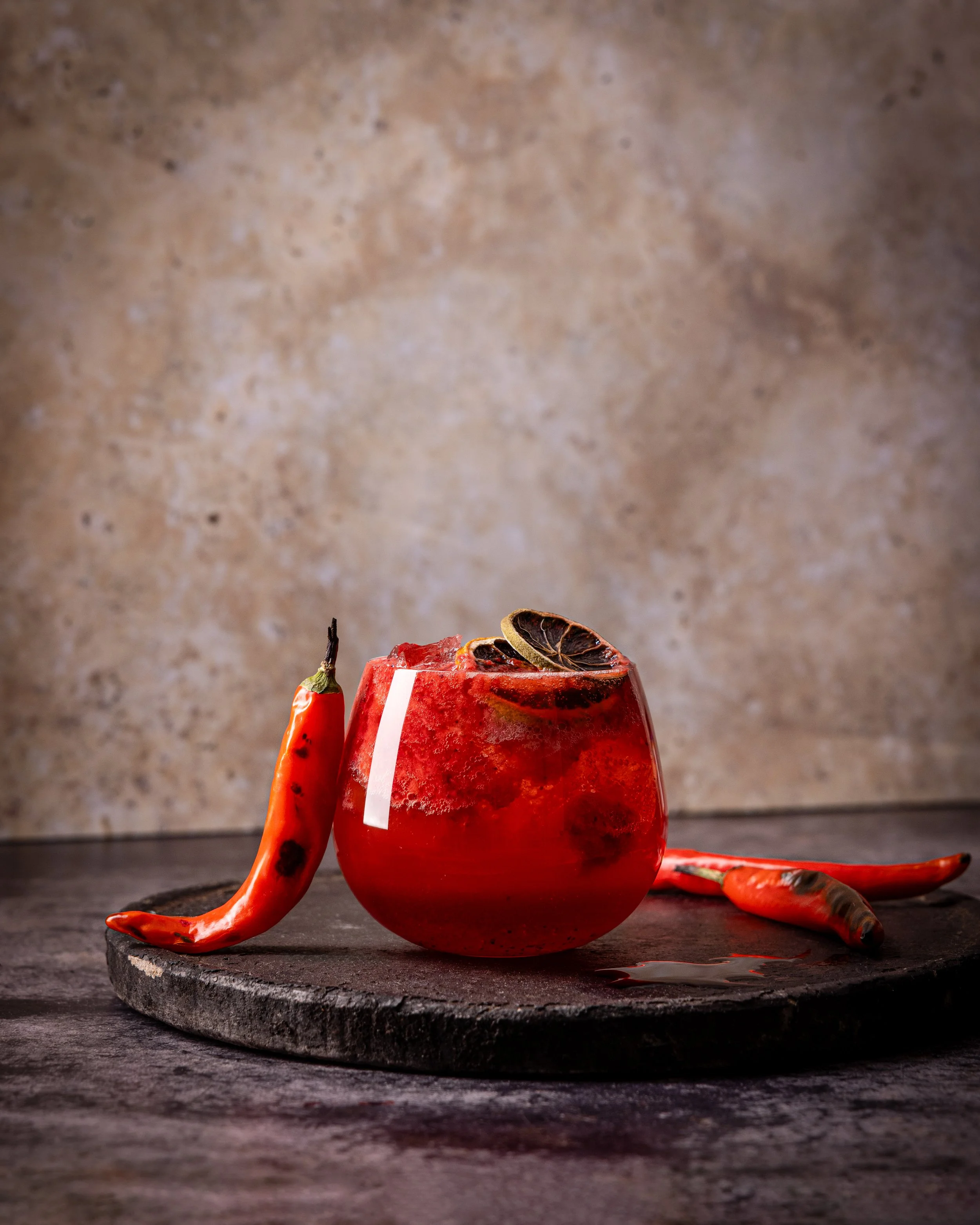 spooky vampires kiss cocktail.