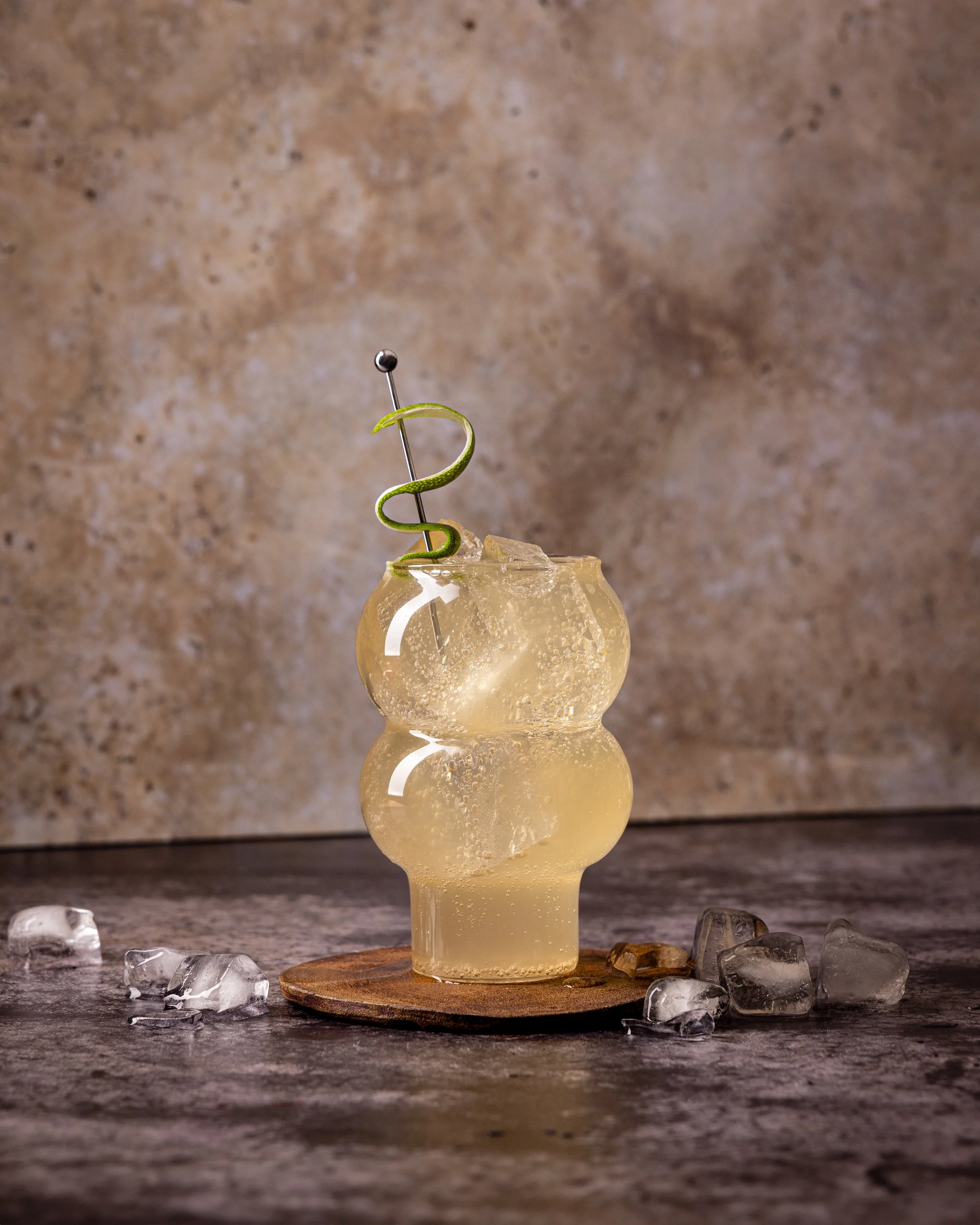 spooky snake charmer cocktail.