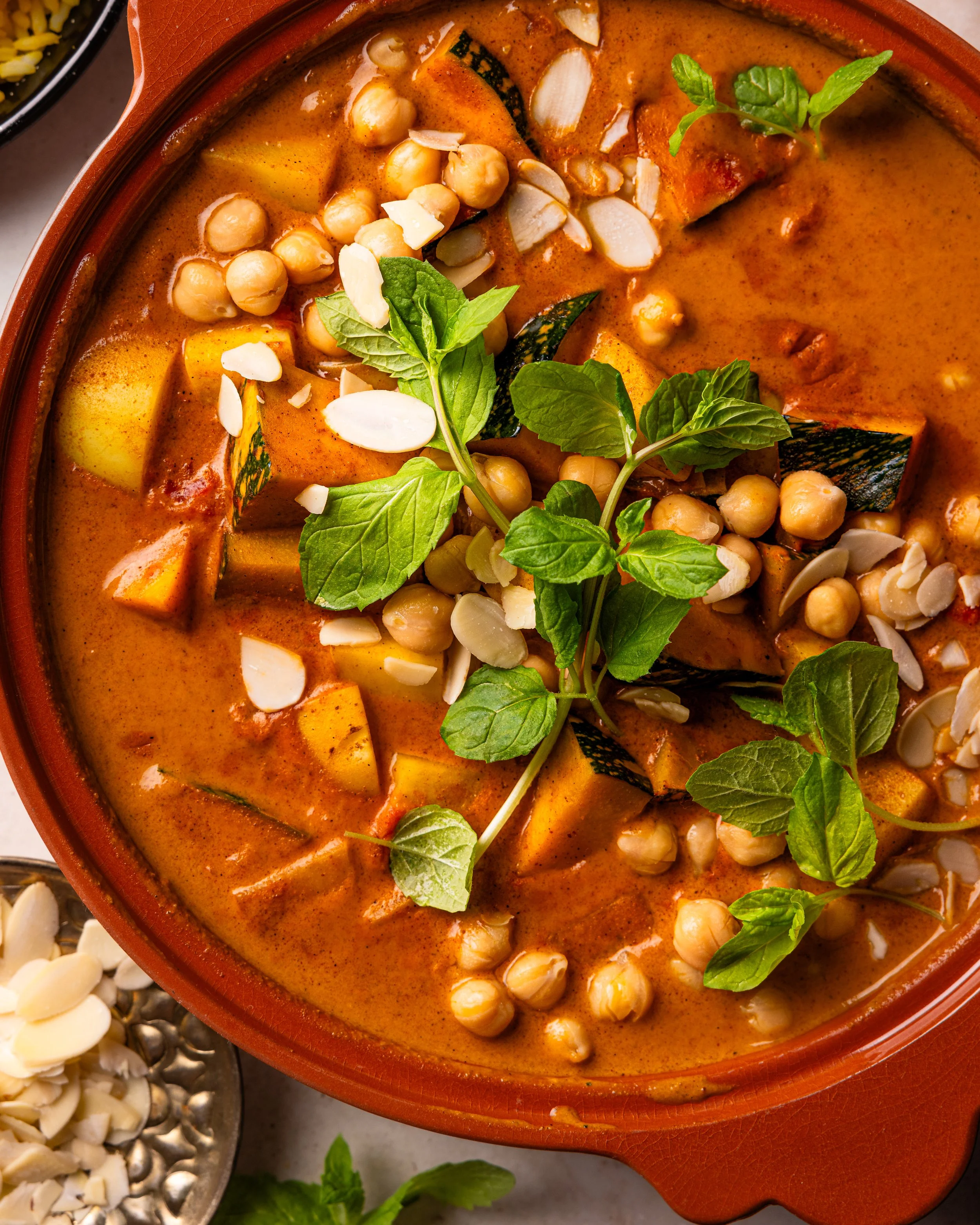 vegan korma curry.
