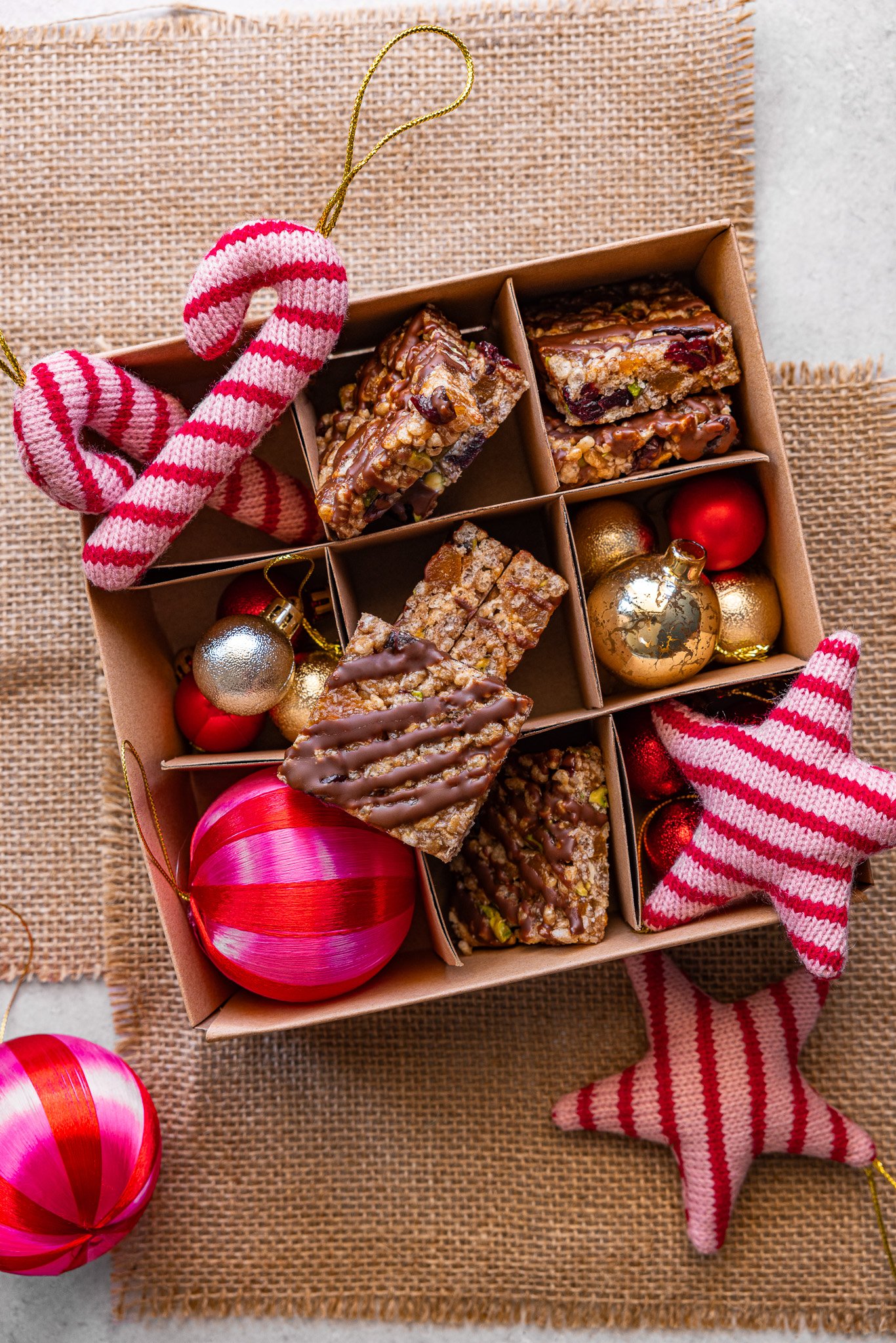 christmas bars.