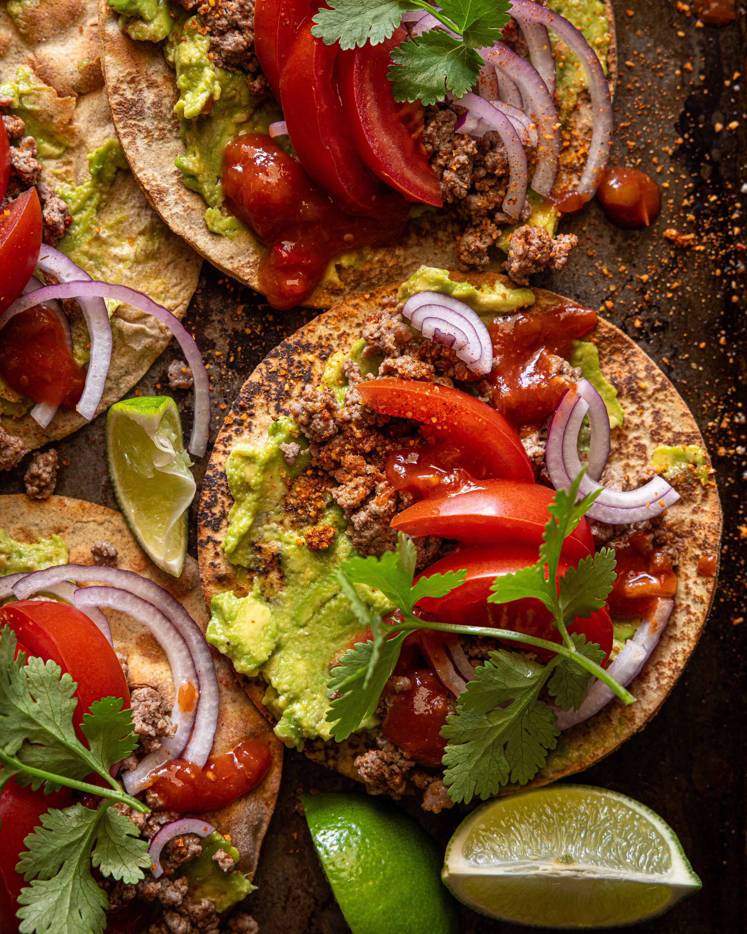 easy weeknight beef mince tacos.
