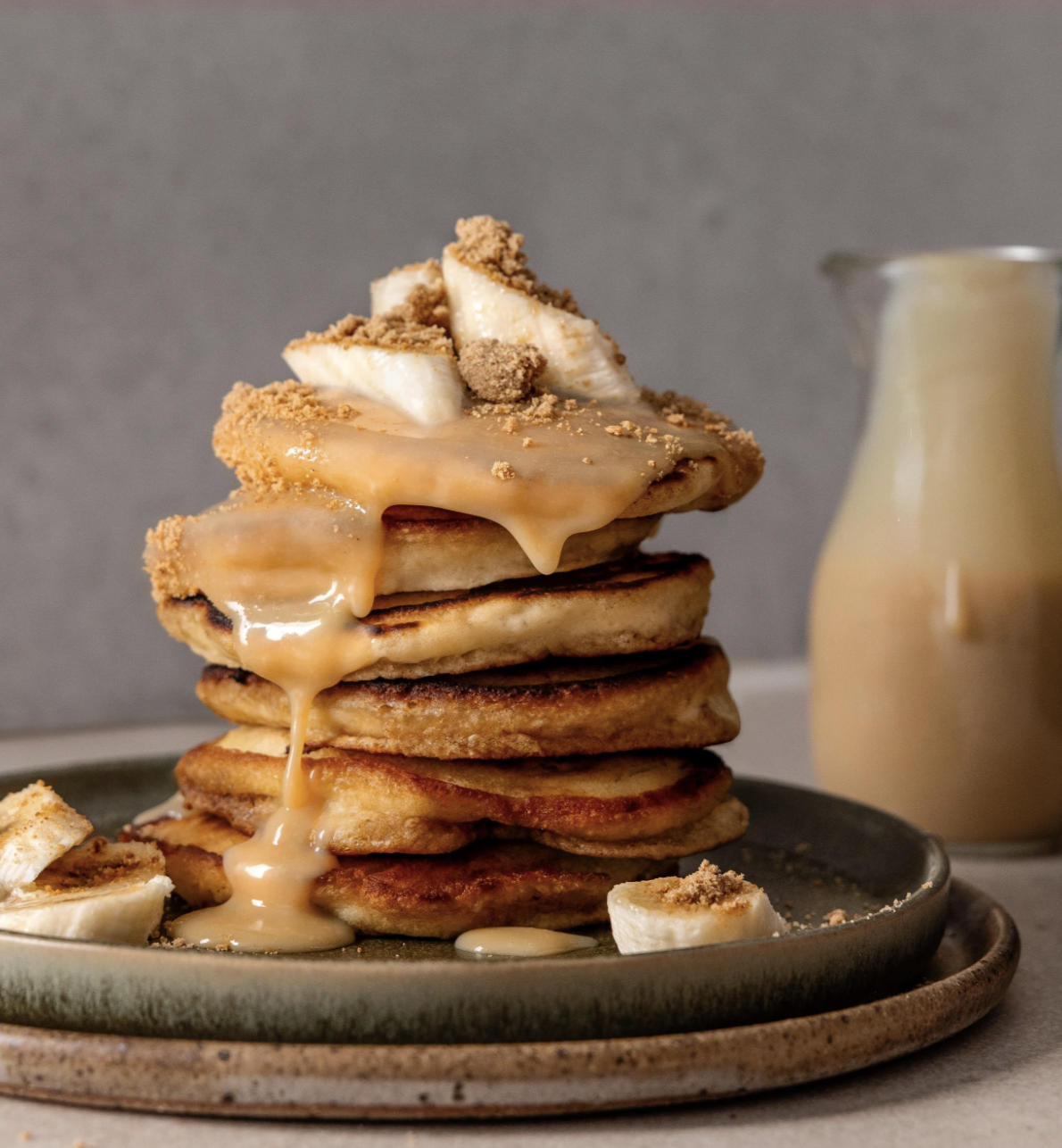 banoffee pancakes.