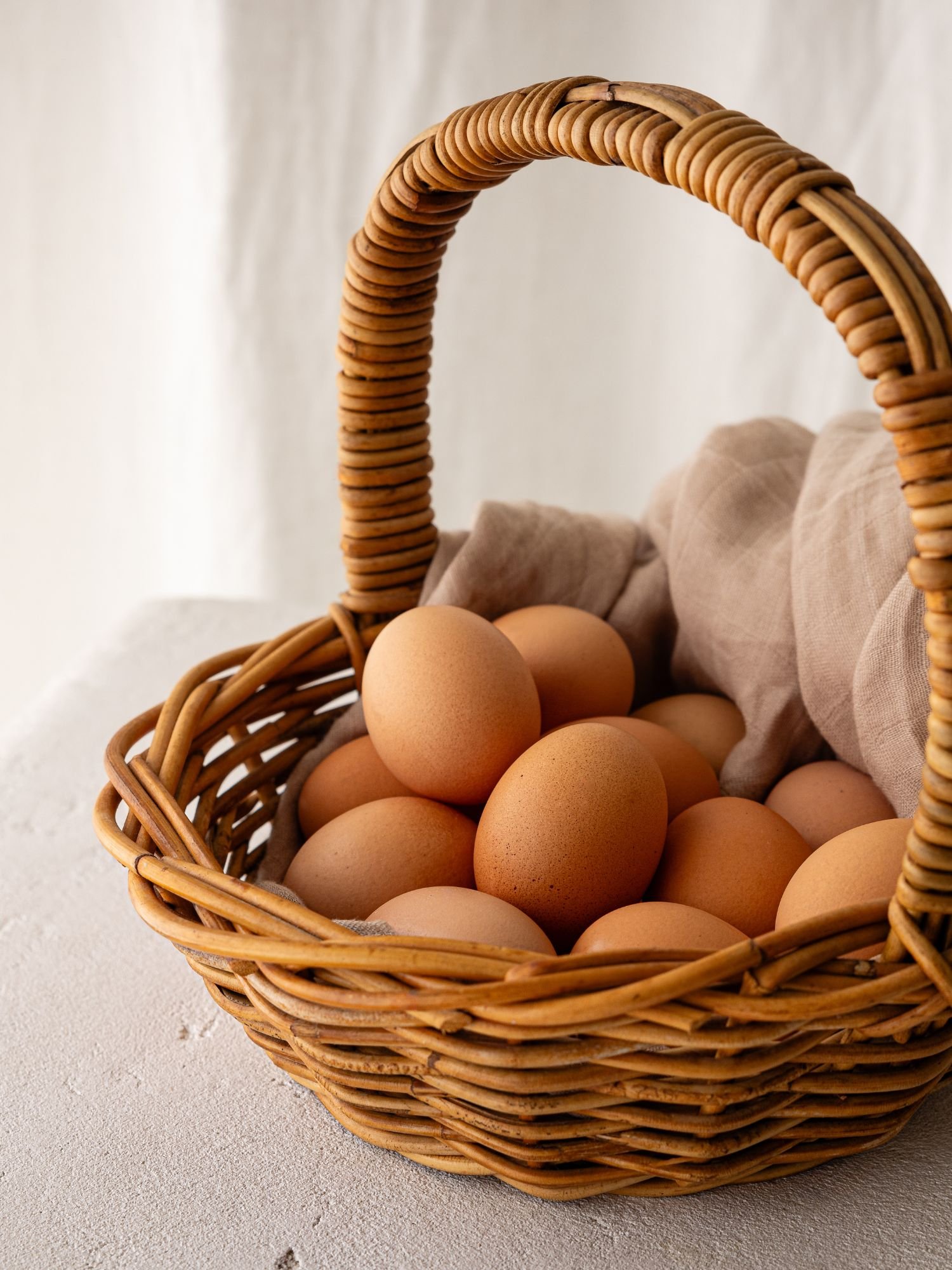 Eggs from Australian Eggs in a basket