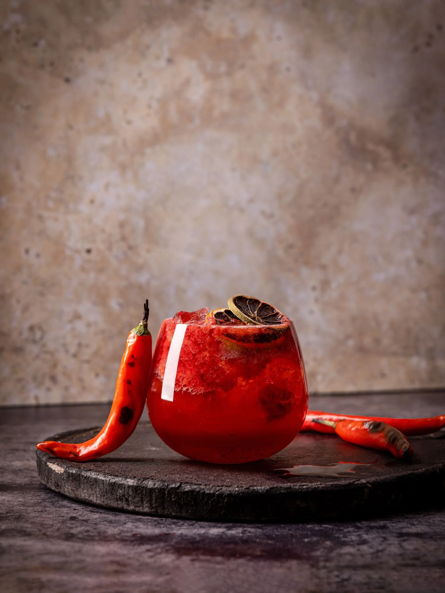 Vampire’s Kiss strawberry cocktail from Meat on James Street