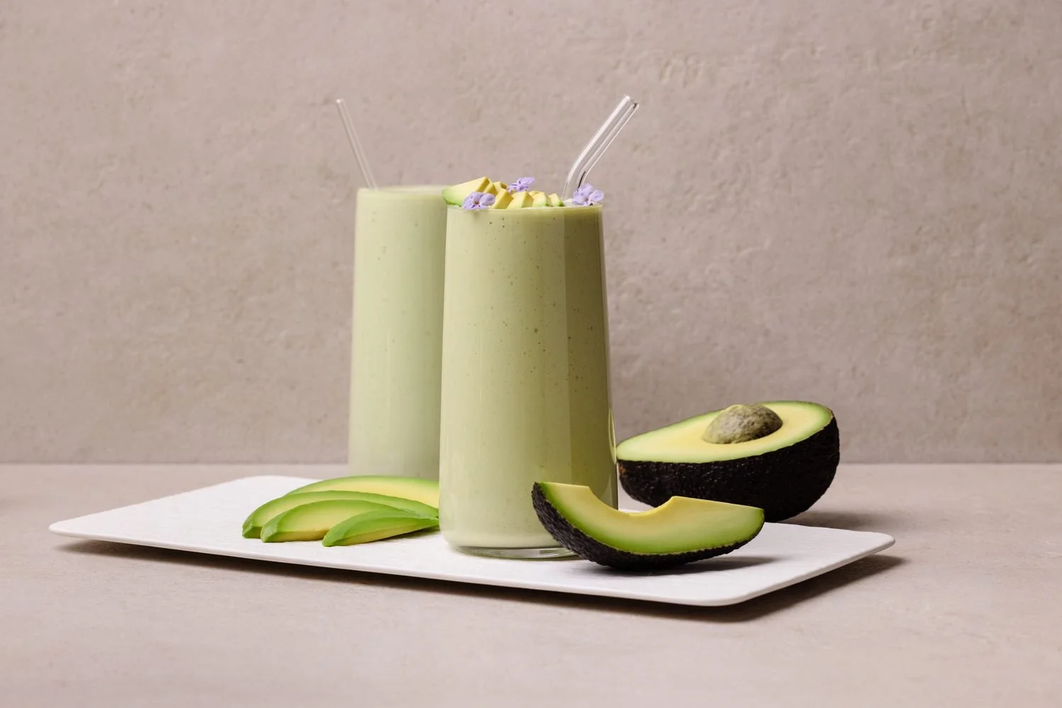 Creamy avocado smoothie