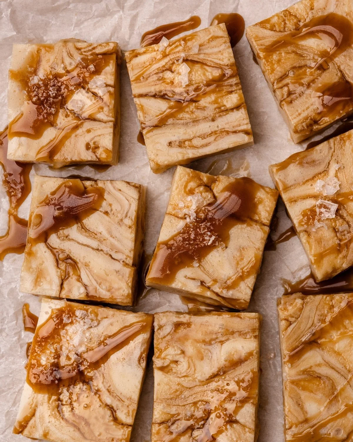 Salted caramel marshmallows