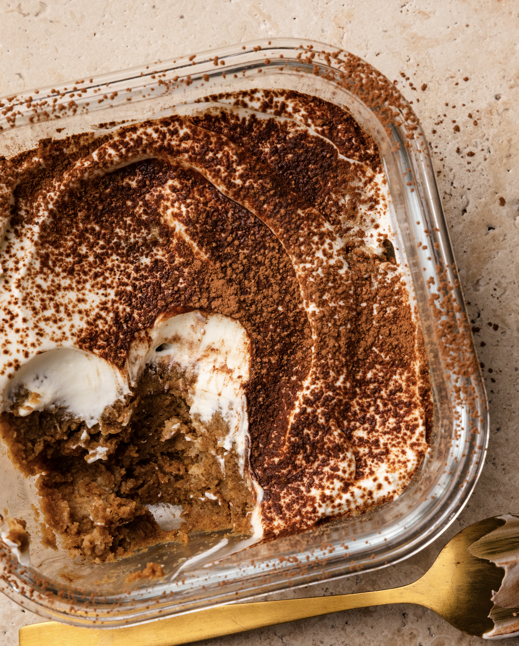 meal prep: overnight tiramisu weetbix.