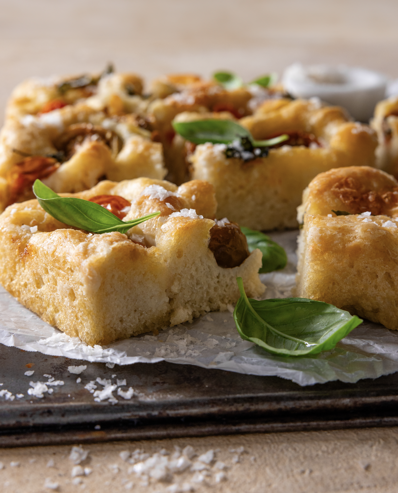 caprese focaccia.