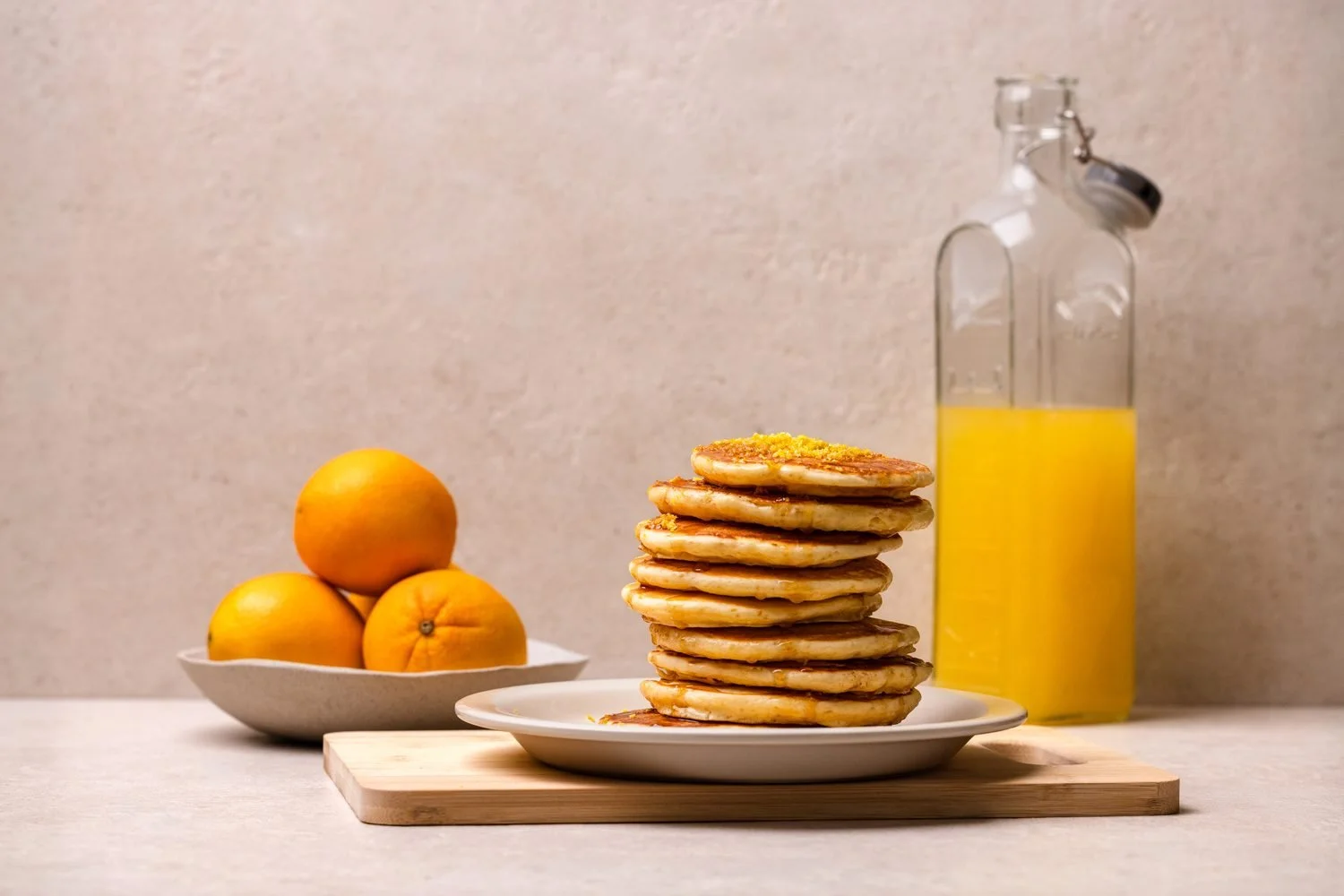 Orange hot cakes